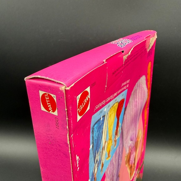 Barbie Fashions 1986 Jewel Secrets Gown Purse 1860 Mattel NIB Box Dmg Vintage - Picture 16 of 16